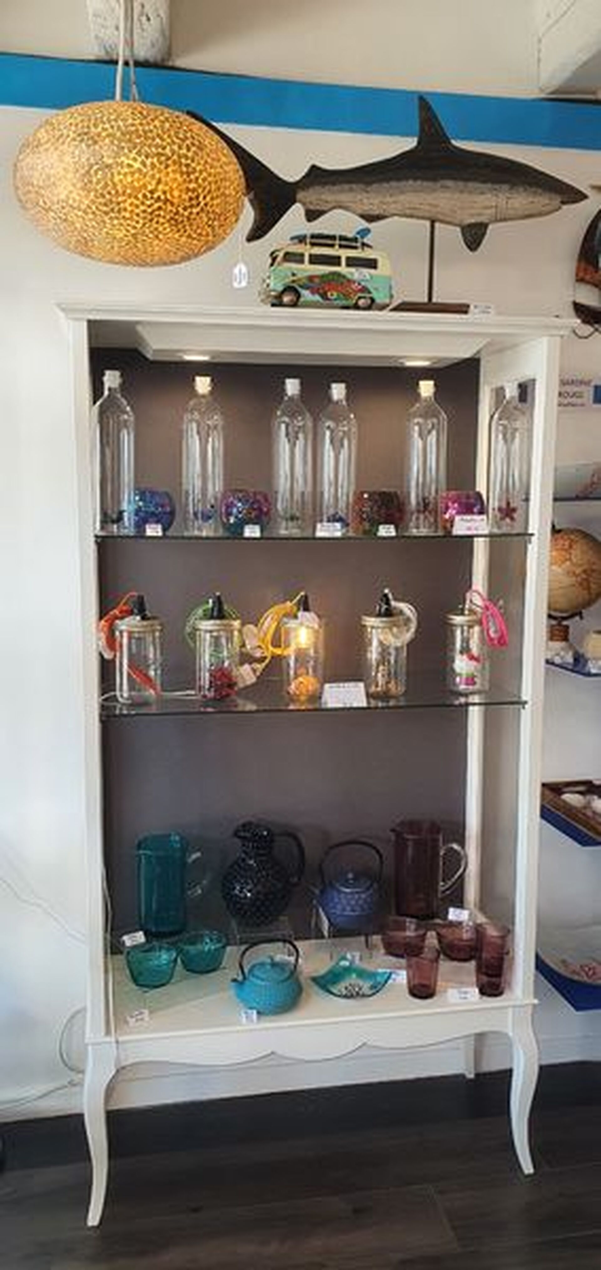 Vitrine Lampes