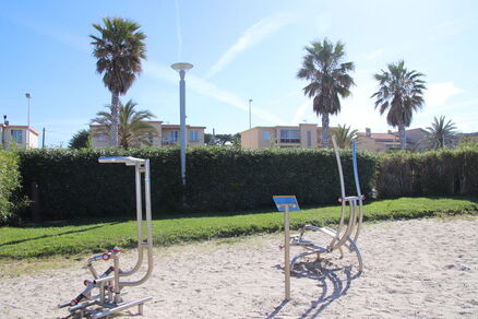 Aire de fitness boulevard de la plage