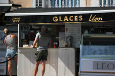 Glace léon