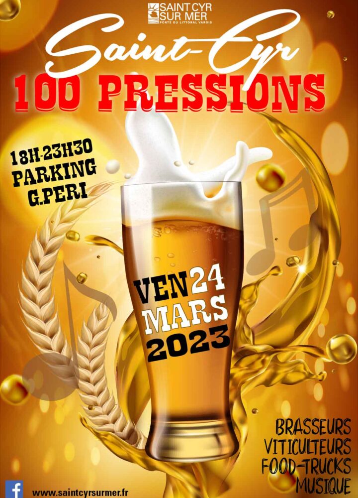 affiche saint cyr 100 pressions 2023