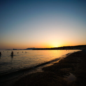 Sunset plage des Lecques