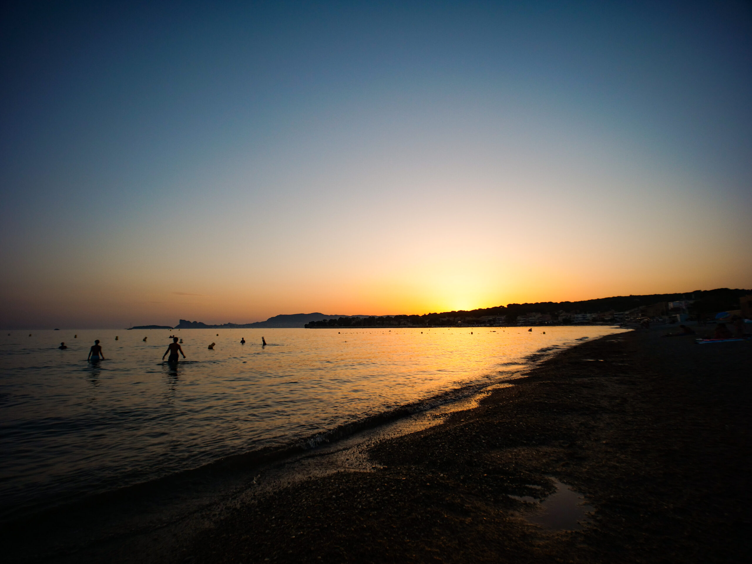 Sunset plage des Lecques