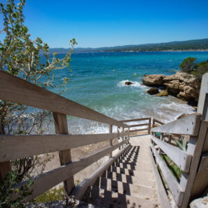 Accès à la plage de la Reinette