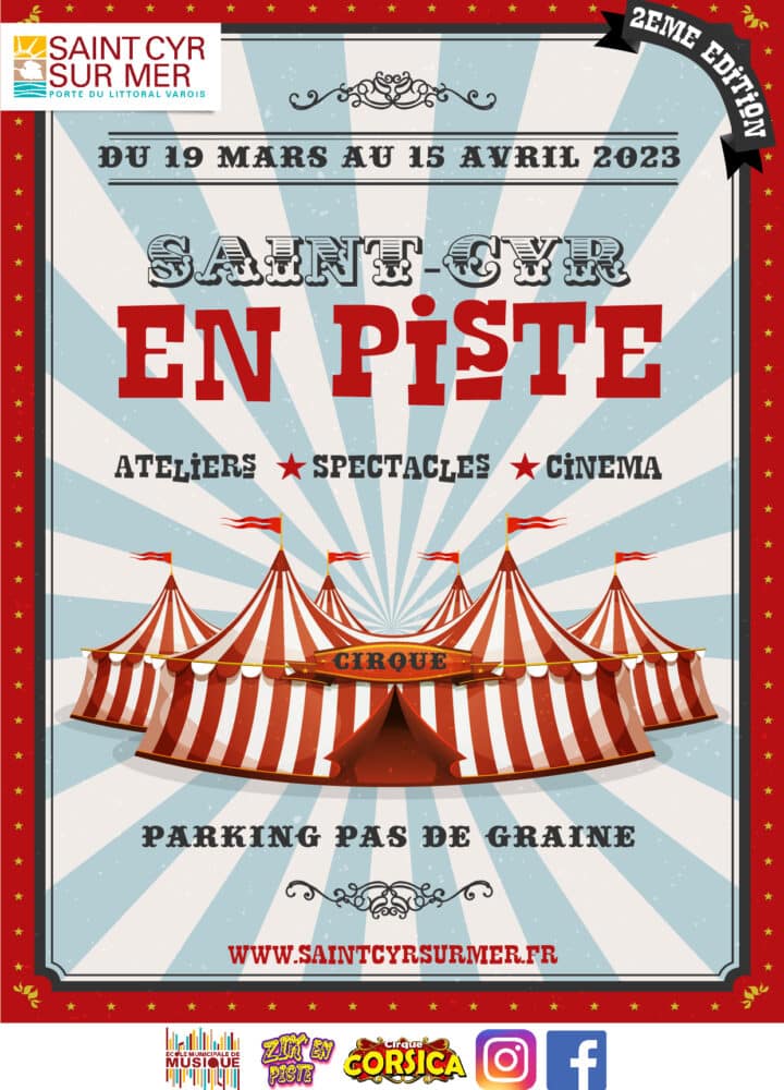 Affiche Saint-Cyr en piste 2023