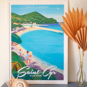 Affiche Monsieur Z la Plage de la Madrague