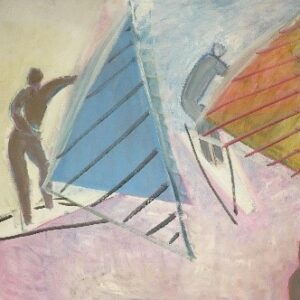 Marine, 1984, huile sur toile