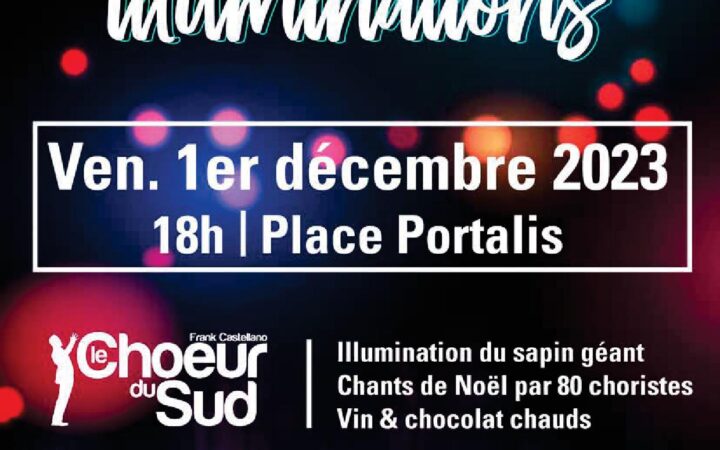 Lancement des illuminations de la ville